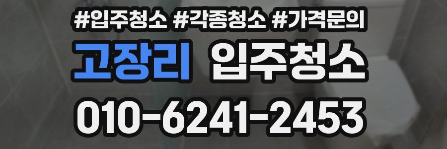 고장리 이사청소