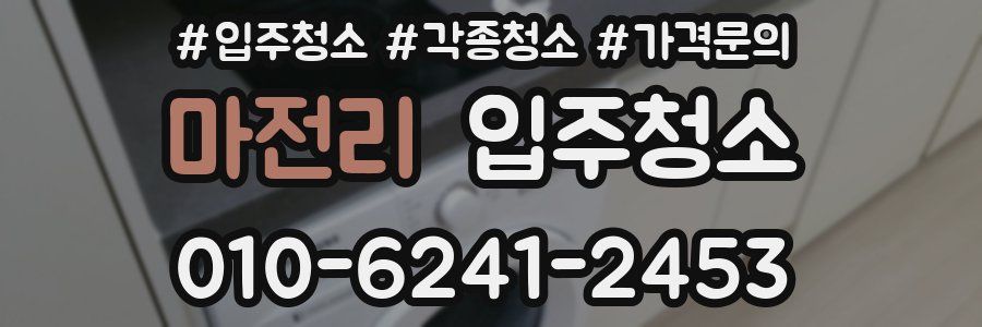 마전리 이사청소