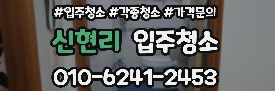신현리 이사청소