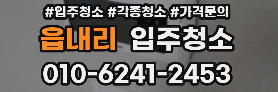 읍내리 이사청소