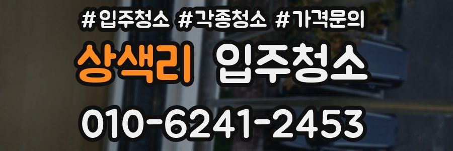 상색리 이사청소