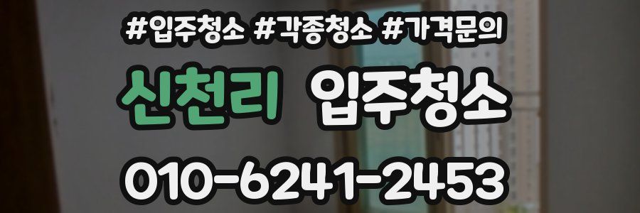 신천리 이사청소