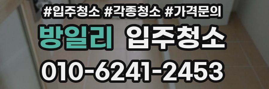 방일리 이사청소