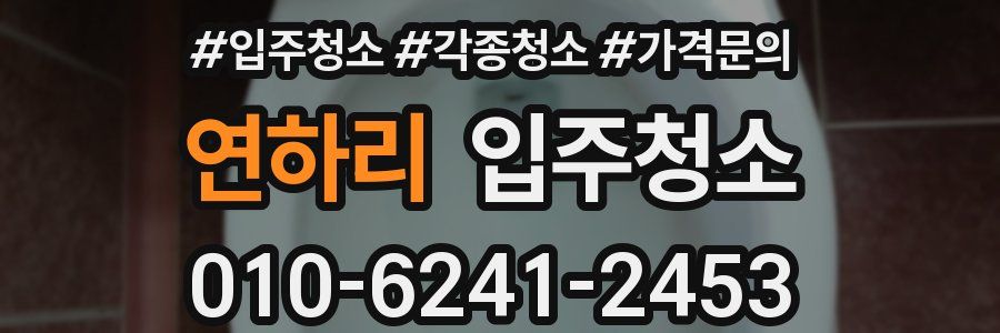 연하리 이사청소