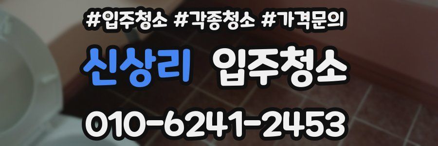 신상리 이사청소