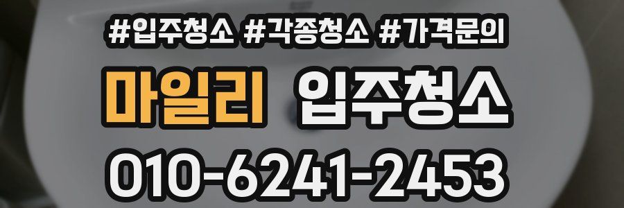 마일리 이사청소