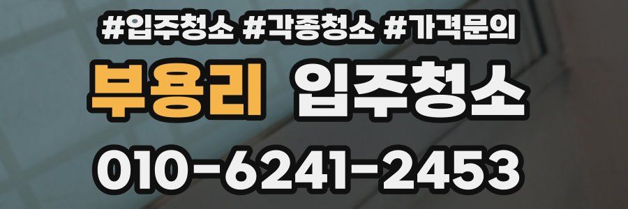 부용리 이사청소