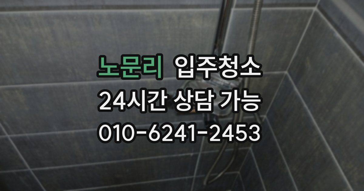 노문리 입주청소