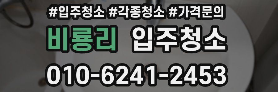 비룡리 이사청소