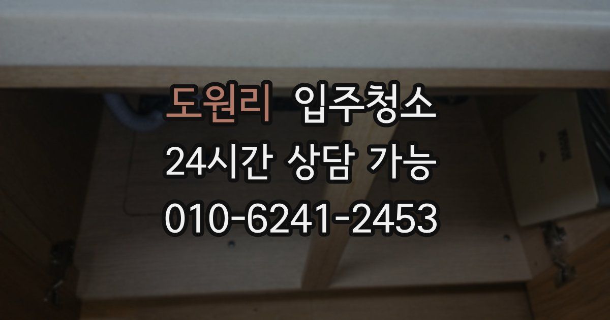 도원리 입주청소