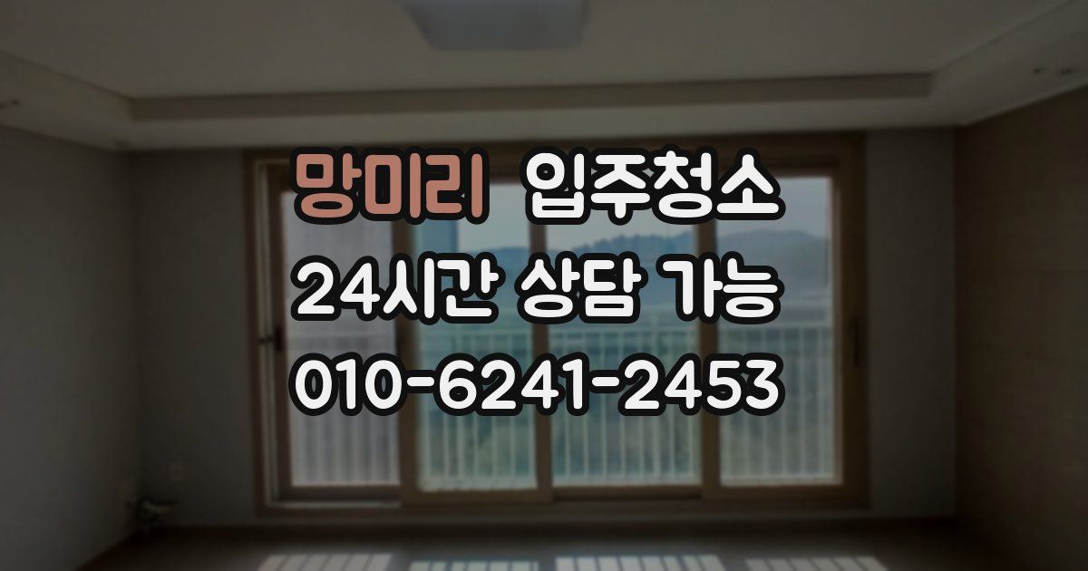 망미리 입주청소