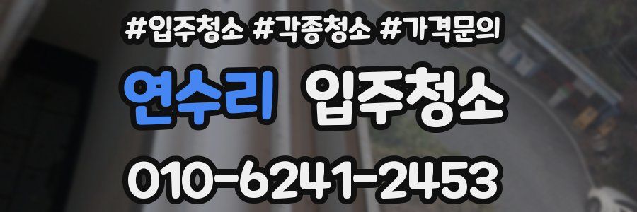 연수리 이사청소