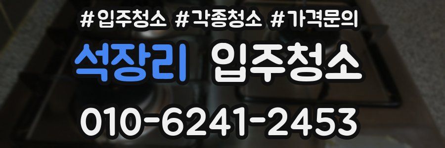 석장리 이사청소