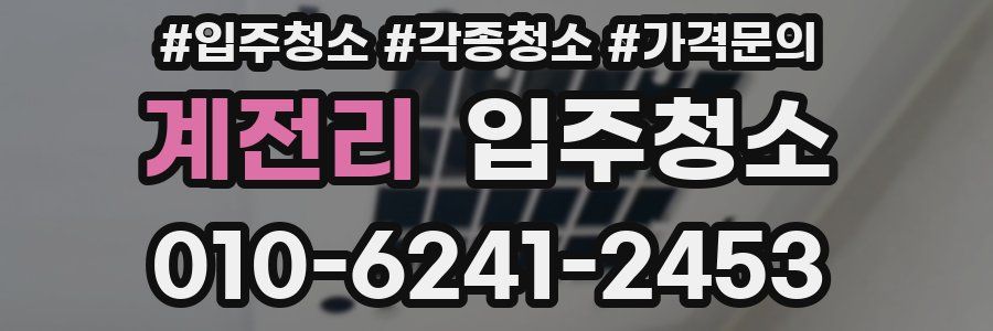 계전리 이사청소