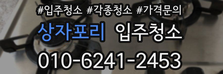 상자포리 이사청소