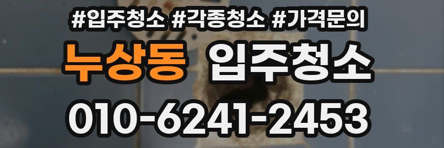 누상동 이사청소