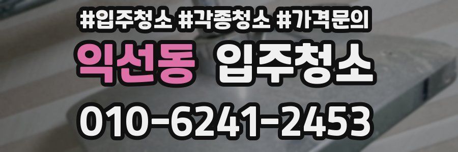 익선동 이사청소