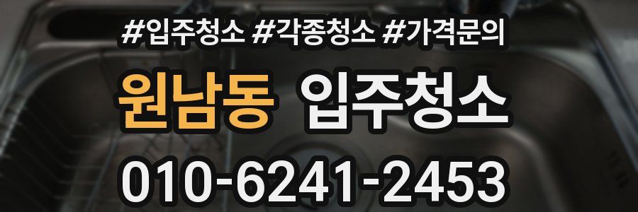 원남동 이사청소