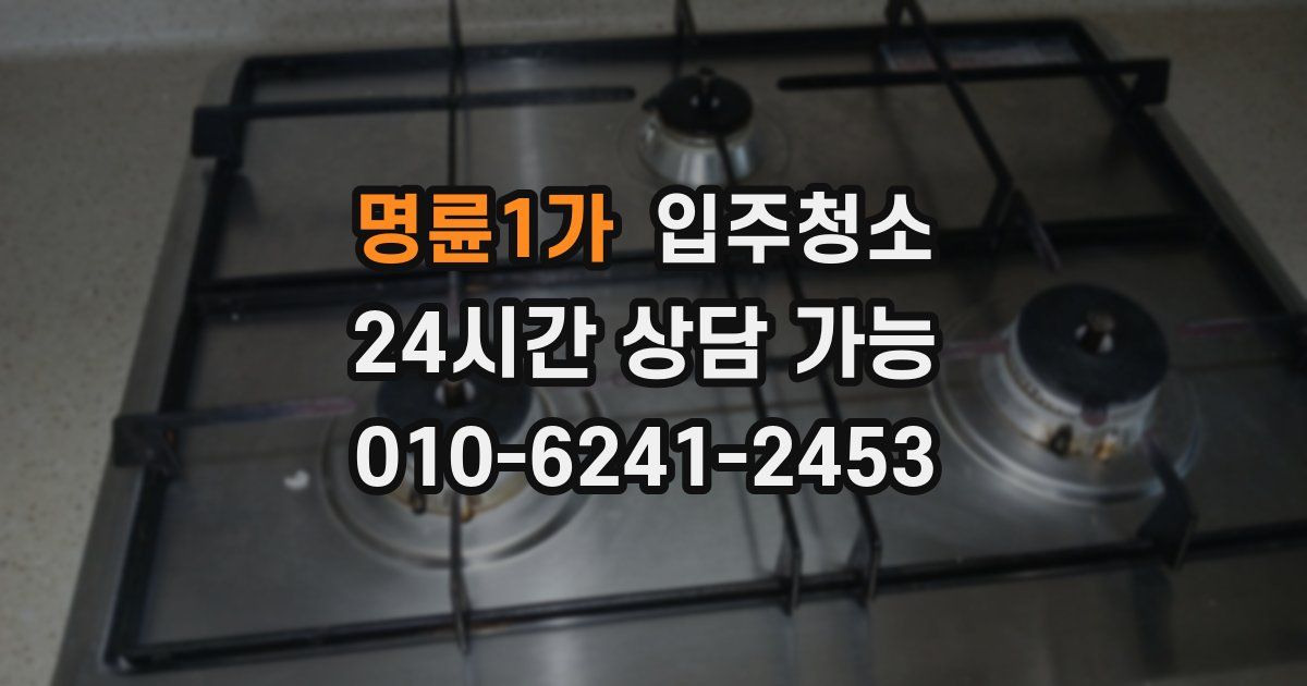 명륜1가 입주청소