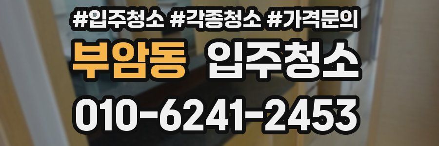 부암동 이사청소