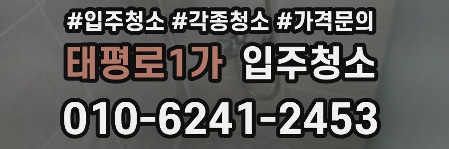 태평로1가 이사청소