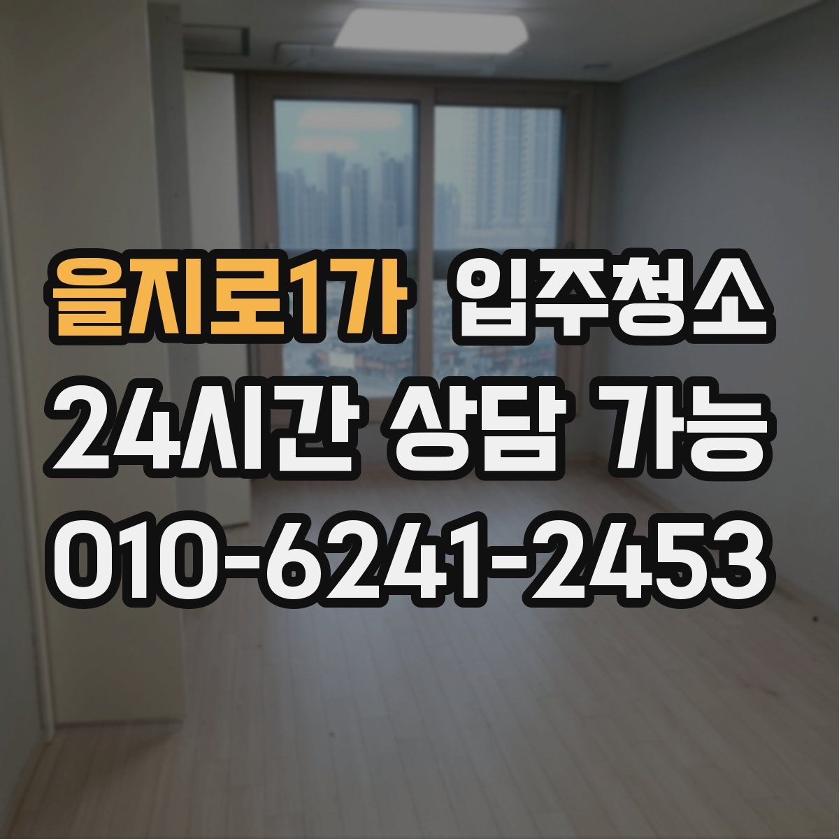 을지로1가 원룸청소