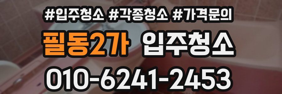 필동2가 이사청소