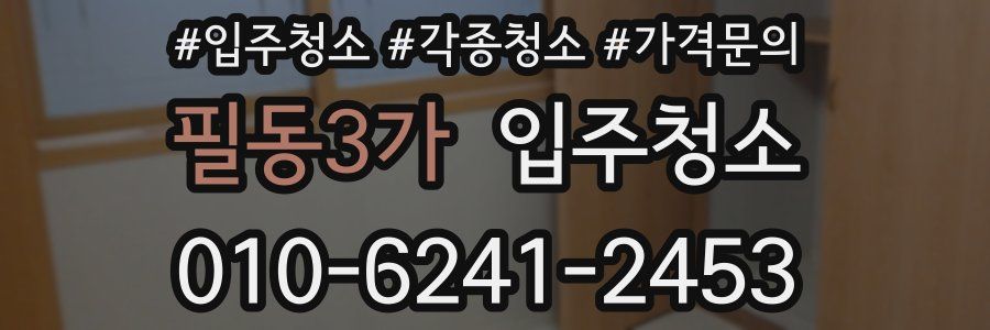 필동3가 이사청소