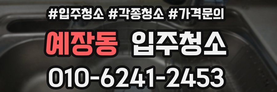 예장동 이사청소