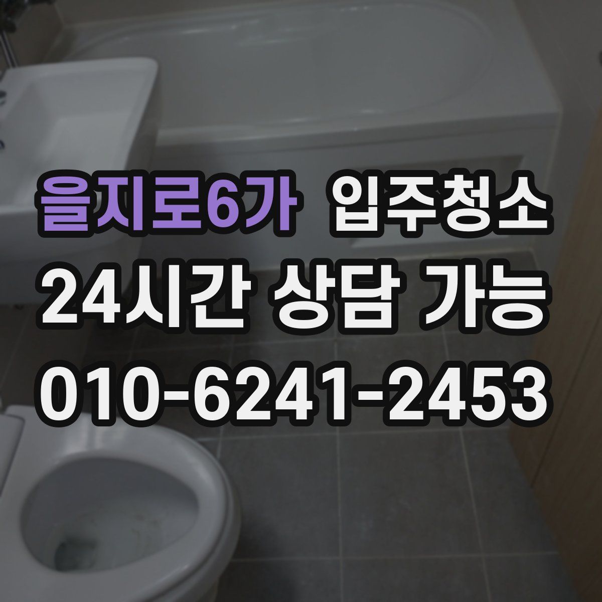 을지로6가 원룸청소