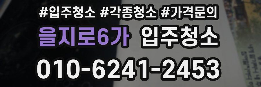 을지로6가 이사청소