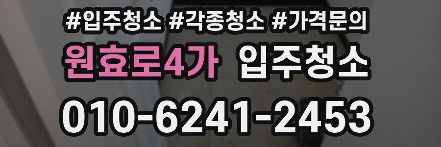 원효로4가 이사청소