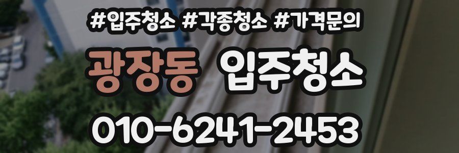 광장동 이사청소