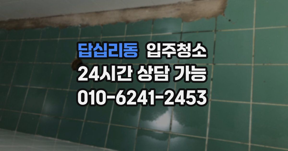 답십리동 입주청소