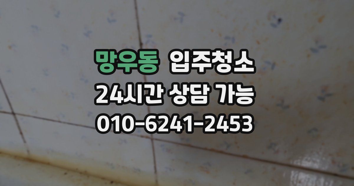 망우동 입주청소