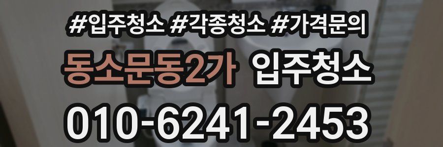 동소문동2가 이사청소