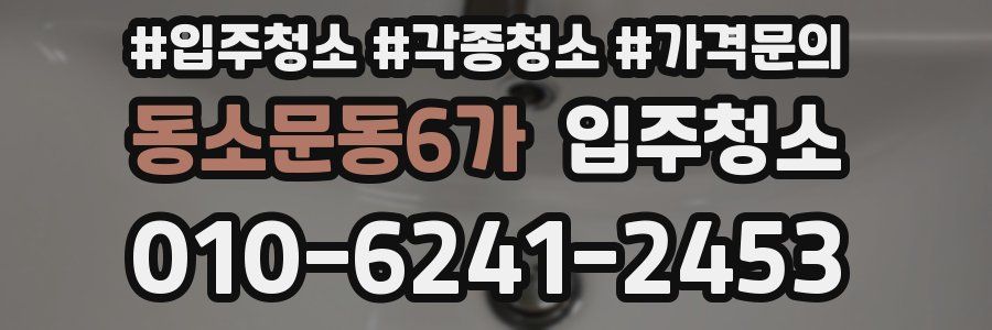 동소문동6가 이사청소