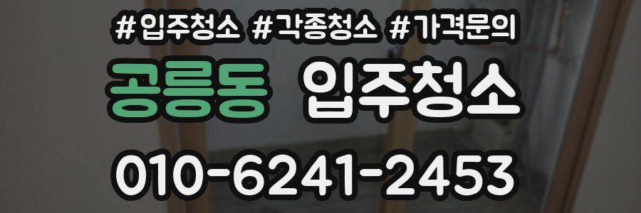 공릉동 이사청소