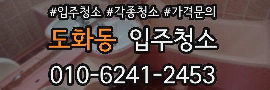 도화동 이사청소