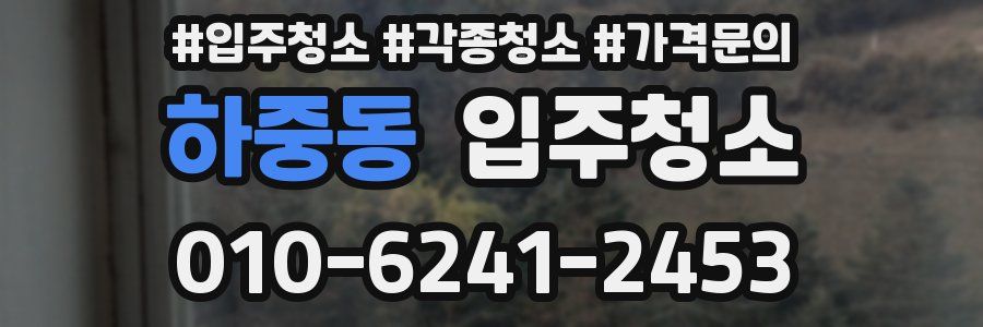 하중동 이사청소