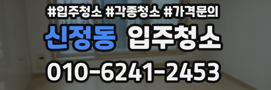 신정동 이사청소