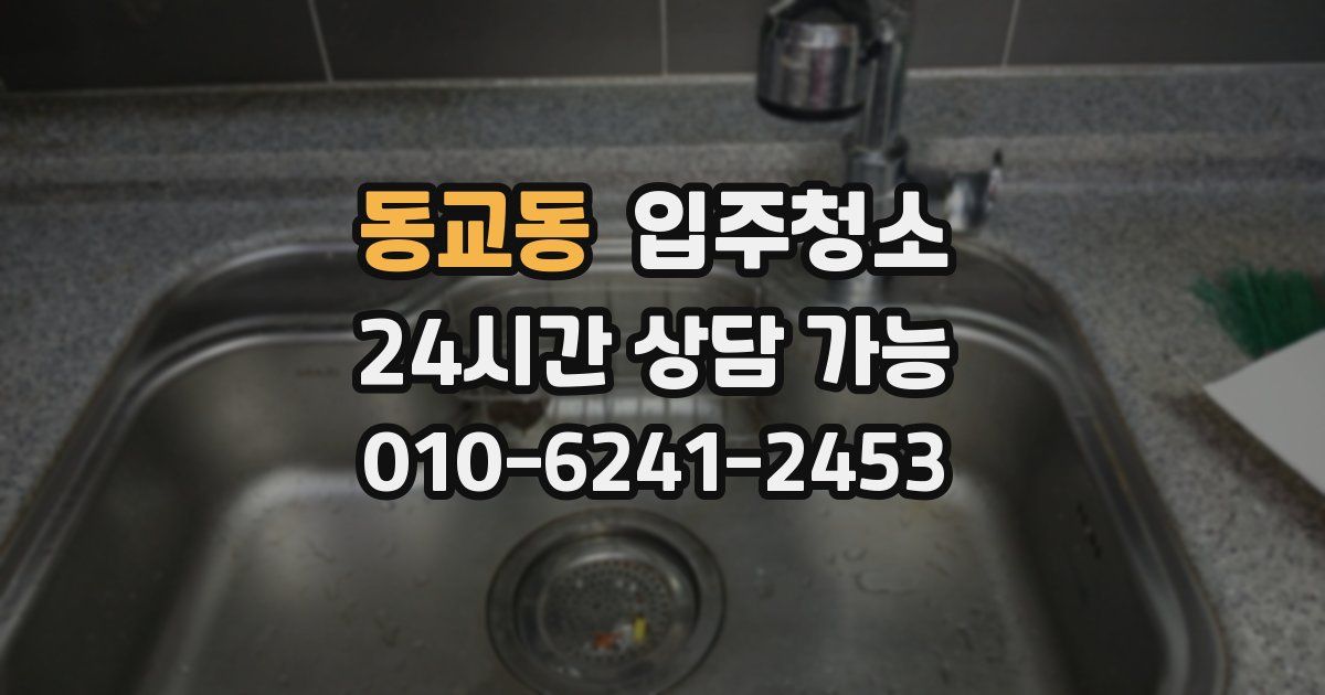 동교동 입주청소