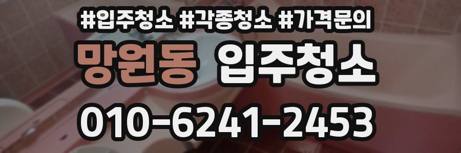 망원동 이사청소