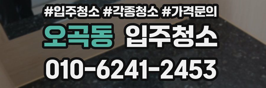 오곡동 이사청소