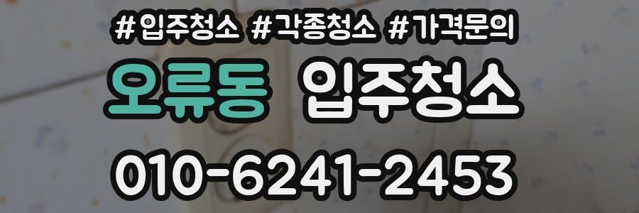 오류동 이사청소