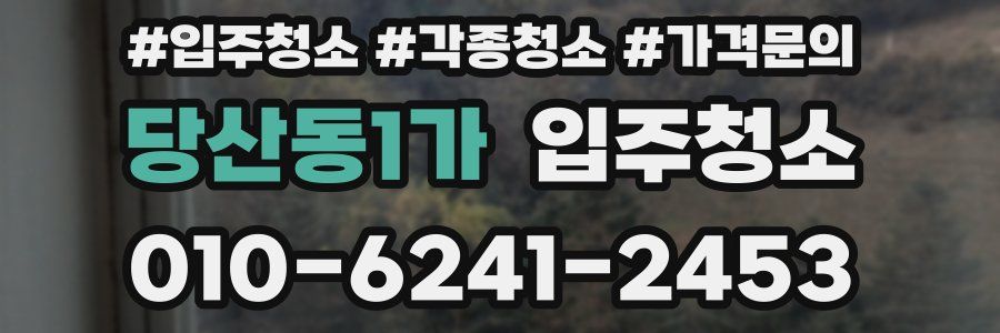 당산동1가 이사청소