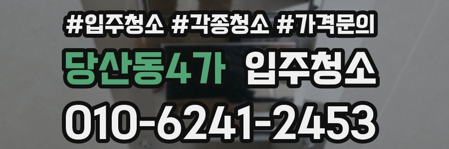 당산동4가 이사청소