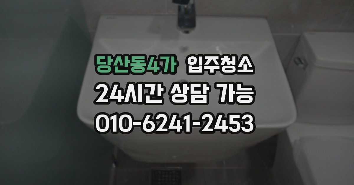 당산동4가 입주청소