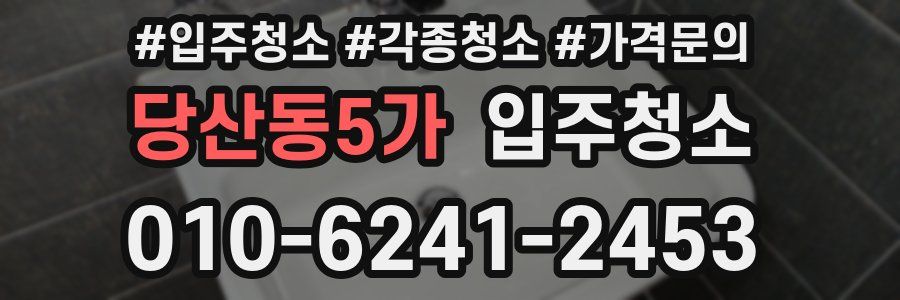 당산동5가 이사청소