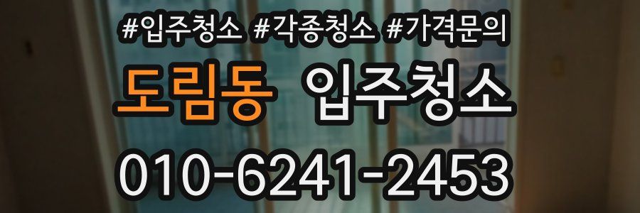 도림동 이사청소